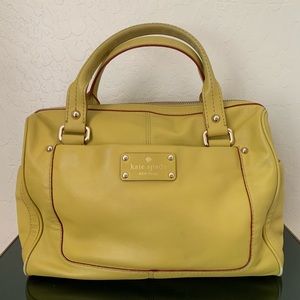 Kate Spade ♠️ Yellow Satchel Handbag